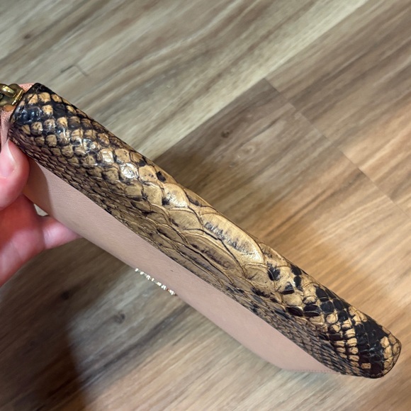 Coach Tan and Snake Print Women's Wallet (project wallet dirty) - Picture 6 of 11